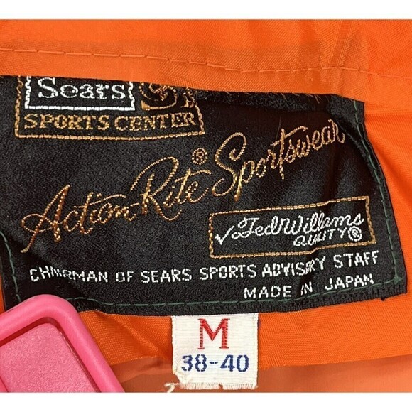 Sears Action Rite Sports Wear Pants Mens Sz Medium Nylon Rubber Cosplay Autowork - Picture 8 of 11
